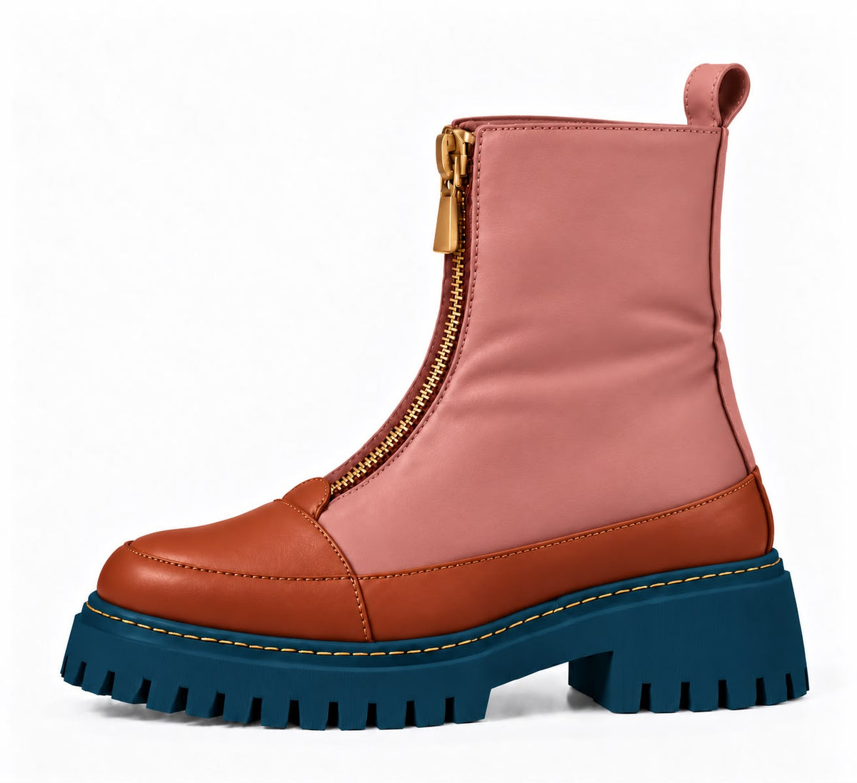 Doncella Rosa punta naranja Camel