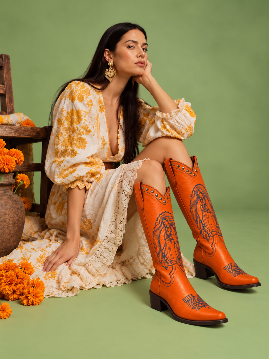 Guadalupe Boot Naranja
