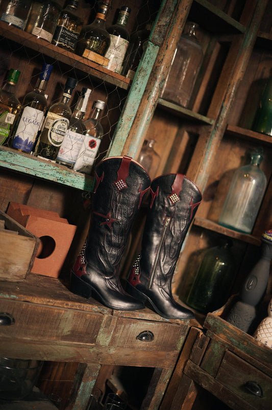 Rodeo tinto/ negro