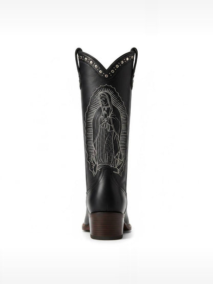 Bota virgen Maria  negra