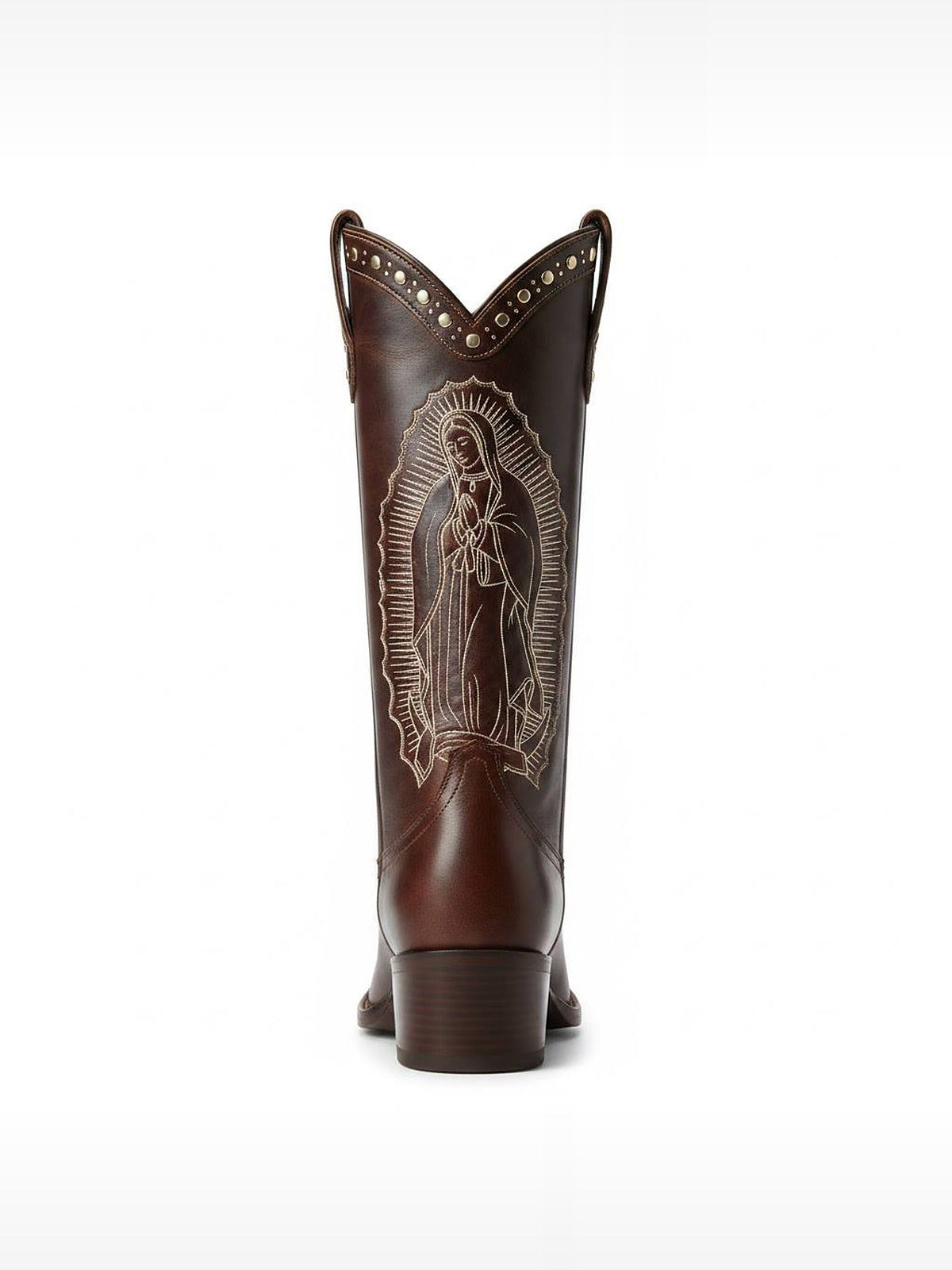 Bota virgen Maria café