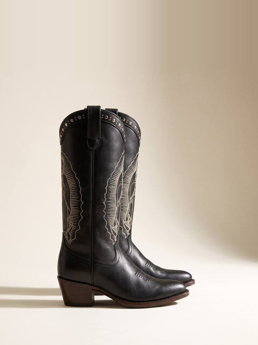 Bota virgen Maria  negra