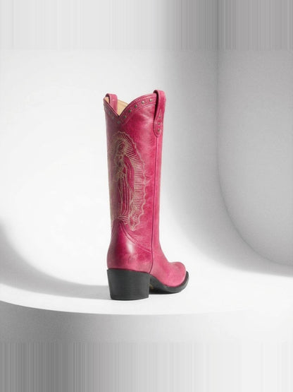 Guadalupe boot rosa