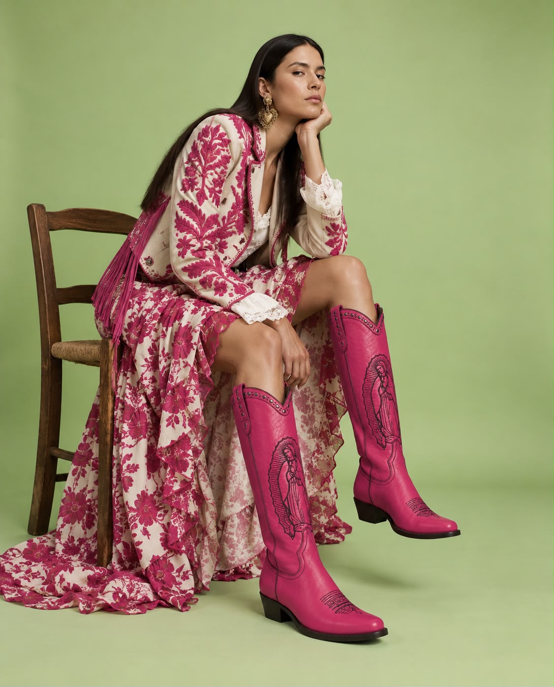 Guadalupe Boot Rosa