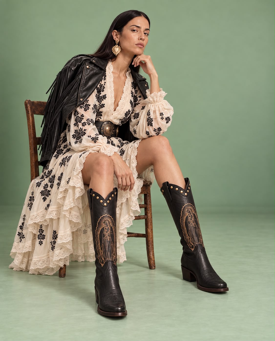Guadalupe Boot Negra