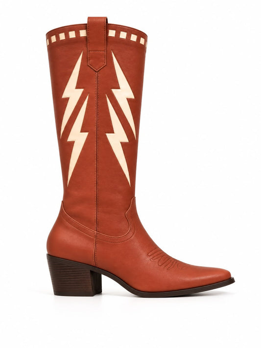 Bota Vaquera Trueno Terracota