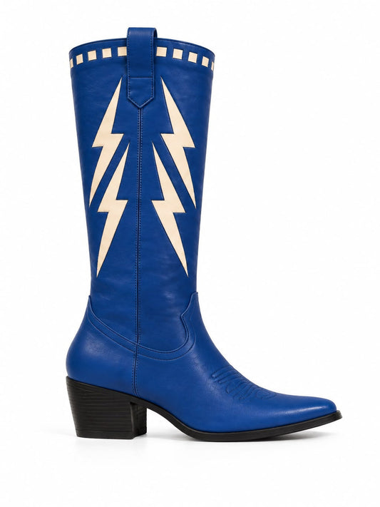 Bota Vaquera Trueno Azul